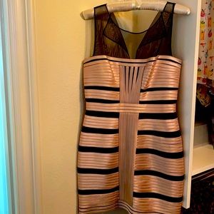 Beautiful like new satin/mesh mini dress